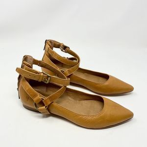 frye sienna harness criss cross